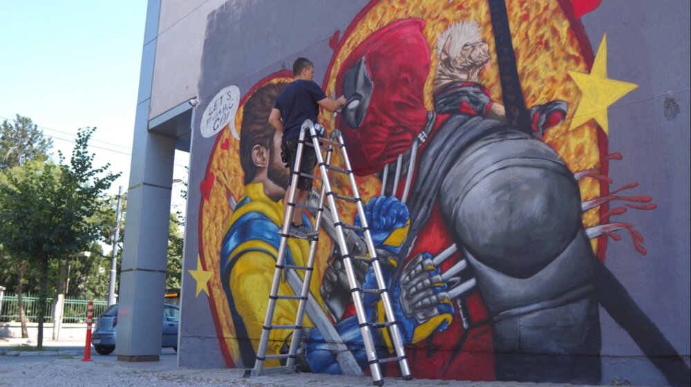 dedpul vulverin mural