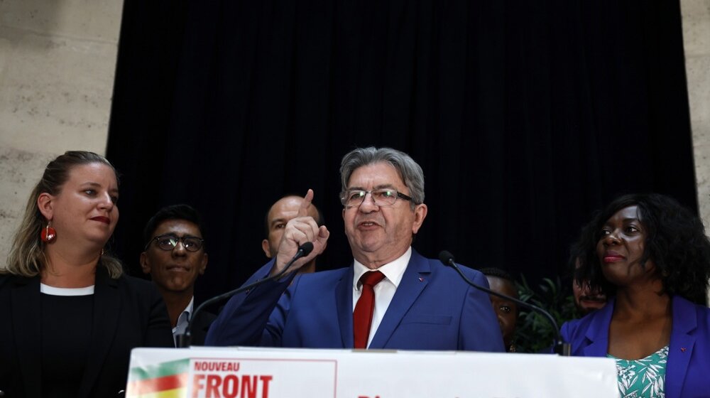 Lider levice Žan Lik Melanšon nakon prvih projekcija: Rezultati olakšanje, želim ostavku premijera 1