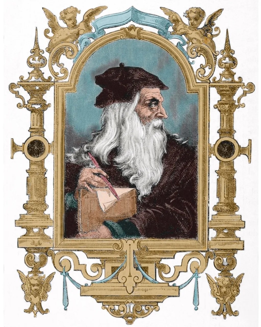 Leonardo da Vinči je pisao kao u ogledalu, s desne na levo