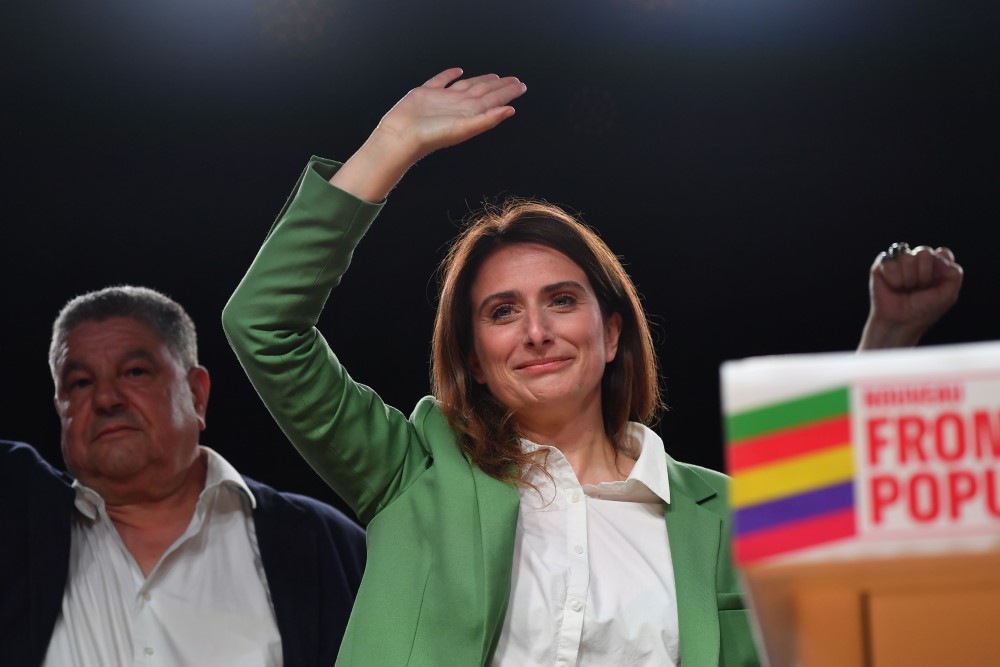 Izbori u Francuskoj: Četiri razloga zašto su Francuzi glasali za Nacionalno okupljanje Marin Le Pen 2 Marin Tondelije iz levičarskog Novog narodnog fronta