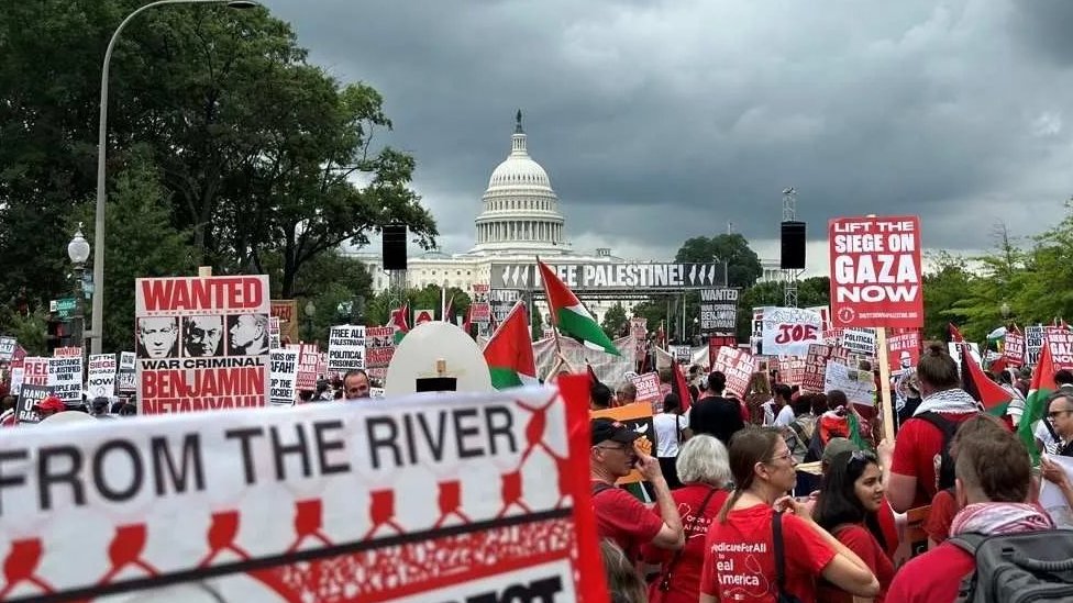 Izbori u Americi 2024: „Vreme je da se ovaj rat završi", poručila Kamala Haris posle sastanka sa Netanjahuom 2 Vašington, Palestinci, Gaza, demonstracije