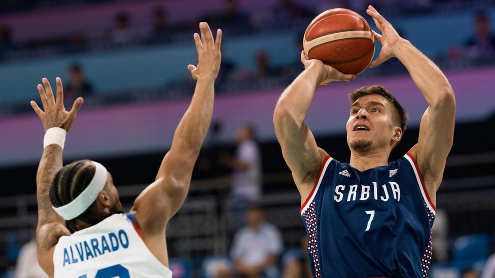 Olimpijske igre u Parizu 2024: Košarkaši Srbije dominantni protiv Portorika 3 Bogdanović