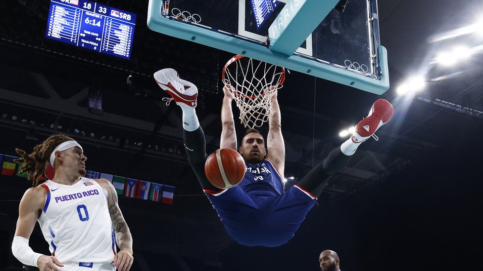 Olimpijske igre u Parizu 2024: Košarkaši Srbije dominantni protiv Portorika 2 Milutinov