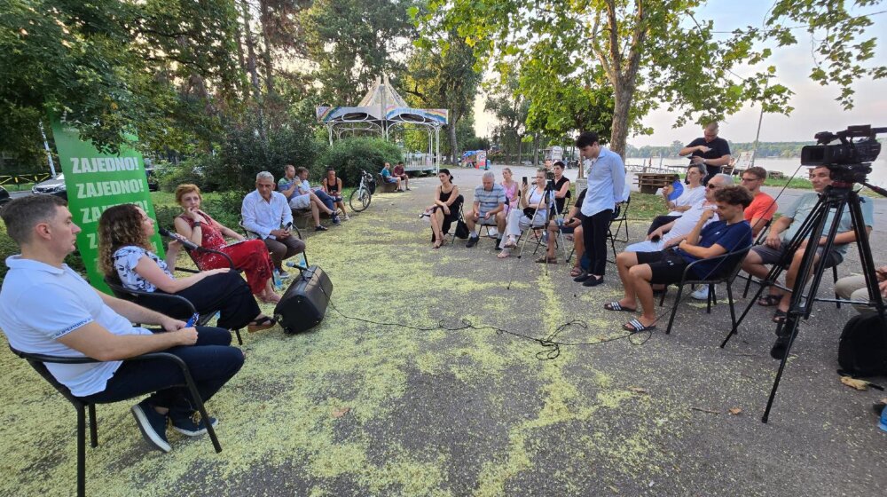 "Srbija će biti rudarska kolonija multinacionalnih kompanija": Biljana Stojković na tribini u Zemunu 1