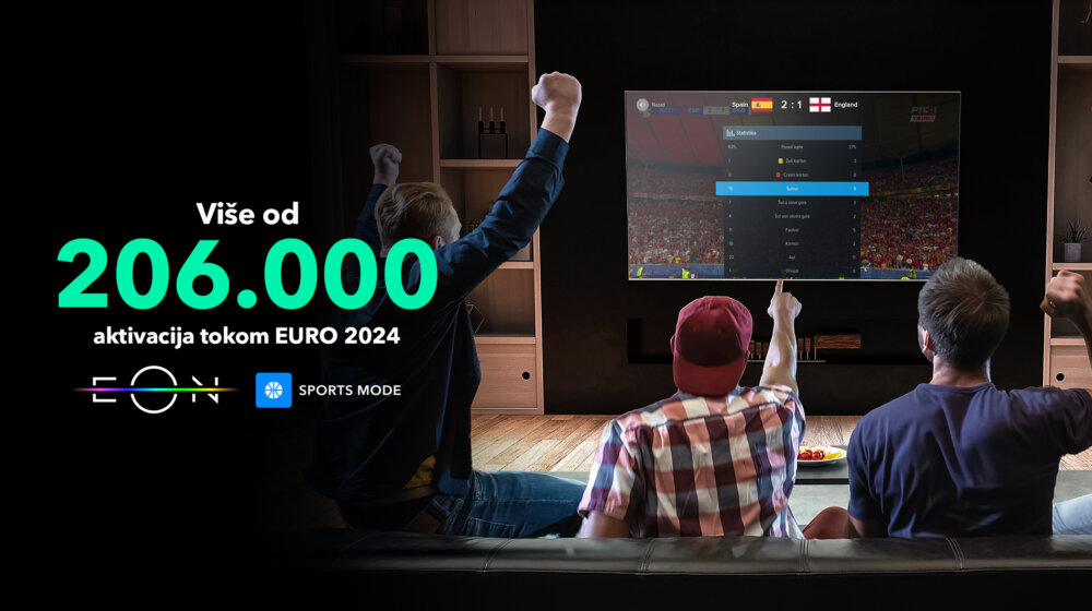 SBB: EON Sports Mode zabeležio rekordne rezultate tokom prenosa EURO 1