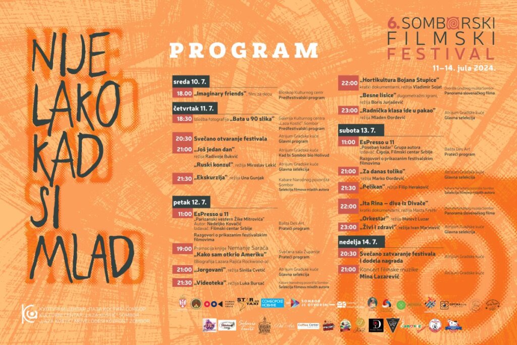 6. Somborski filmski festival otvaraju filmovi „Još jedan dan“ Radivoja Bukvića i „Ruski konzul“ Miroslava Lekića 4 6. Somborski filmski festival otvaraju filmovi „Još jedan dan“ Radivoja Bukvića i „Ruski konzul“ Miroslava Lekića 1