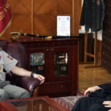 General Mojsilović sa episkopom vojnim Dositejom, o slavi Vojske Srbije 3