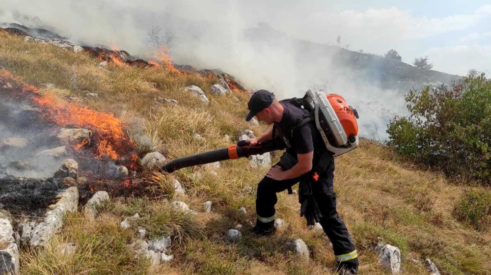 Borba sa požarima na Vidliču: Najteže u Basari kod Pirota, situacija nešto bolja kod Dimitrovgrada 1
