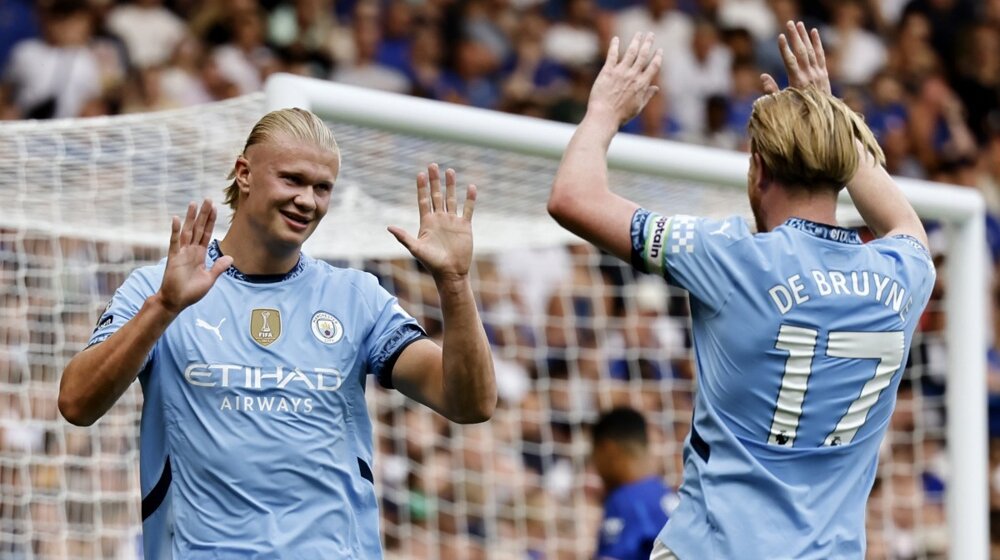 Mančester siti otvorio sezonu pobedom nad Čelsijem u Londonu 1