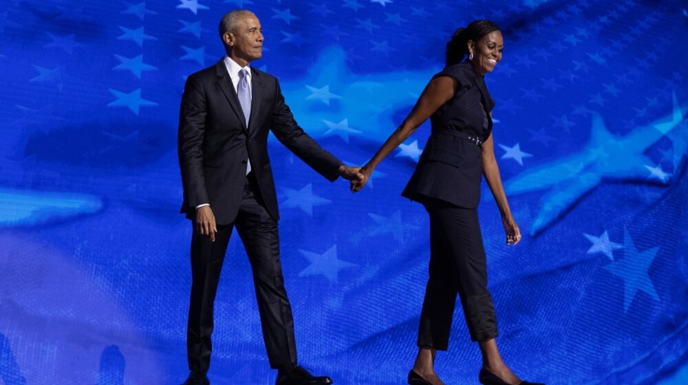 Šta je rekao bračni par Obama o Kamali Haris u Čikagu? 1