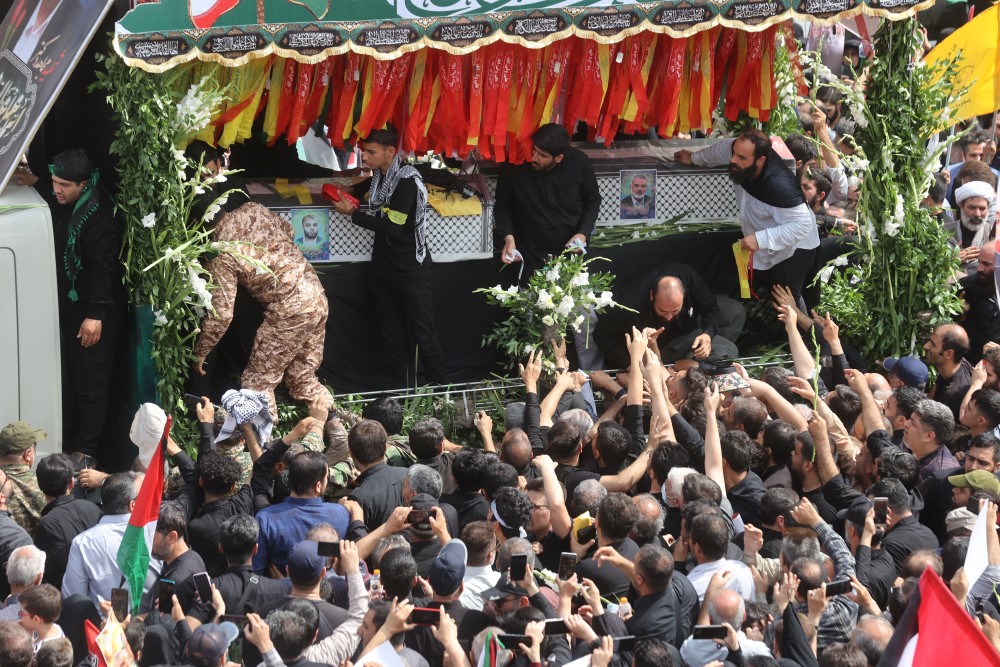 Bliski istok: Hiljade na molitvi za ubijenog vođu Hamasa u Teheranu, hoće li Iran direktno napasti Izrael 1 ismail hanije, sahrana hanijea,sahrana vođe Hamasa