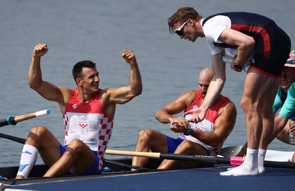 Olimpijske igre u Parizu 2024: Hrvati osvojili novo zlato, Angelina Topić u finalu skoka u vis 4 veslanje, hrvatski veslači, braća Sinković