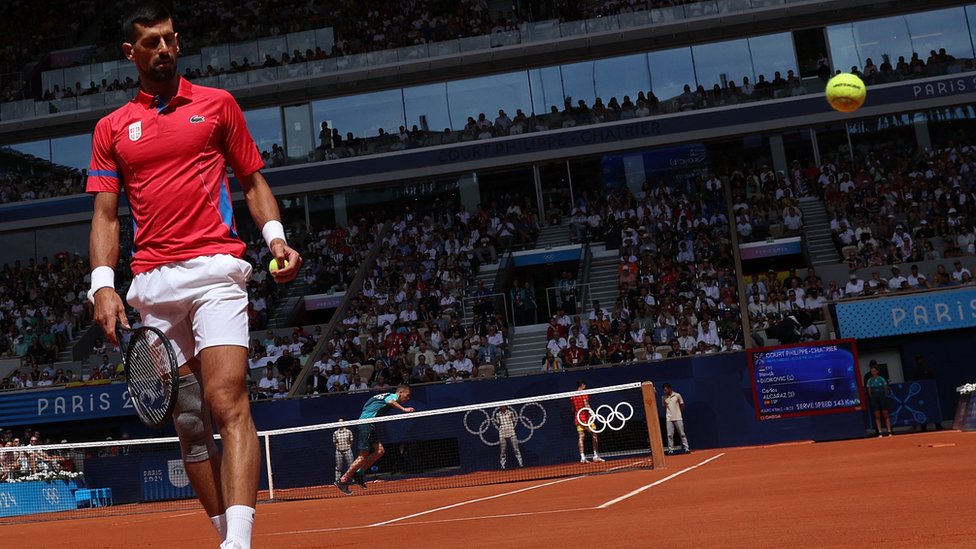 Olimpijske igre u Parizu 2024: Novak Đoković vodi protiv Alkaraza 3 novak đoković