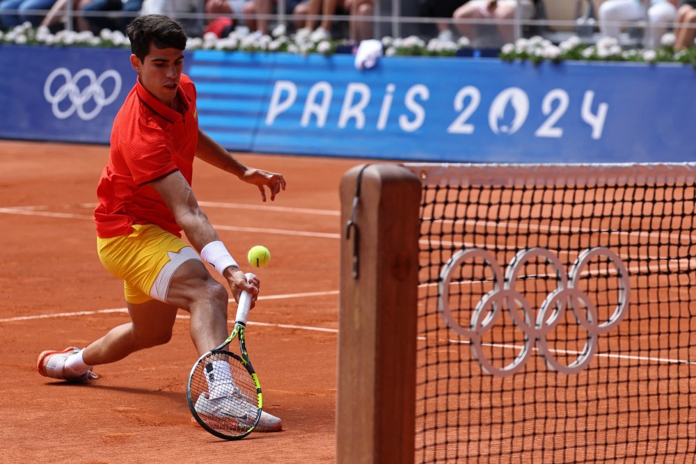 Olimpijske igre u Parizu 2024: Novak Đoković vodi protiv Alkaraza 4 alkaraz