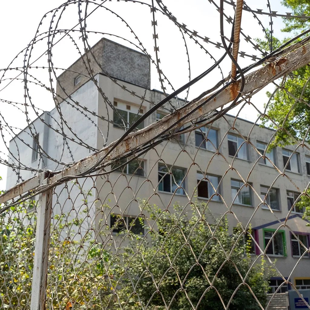 Pogled na zatvor blizu Dnjepra gde Tetjana služi kaznu