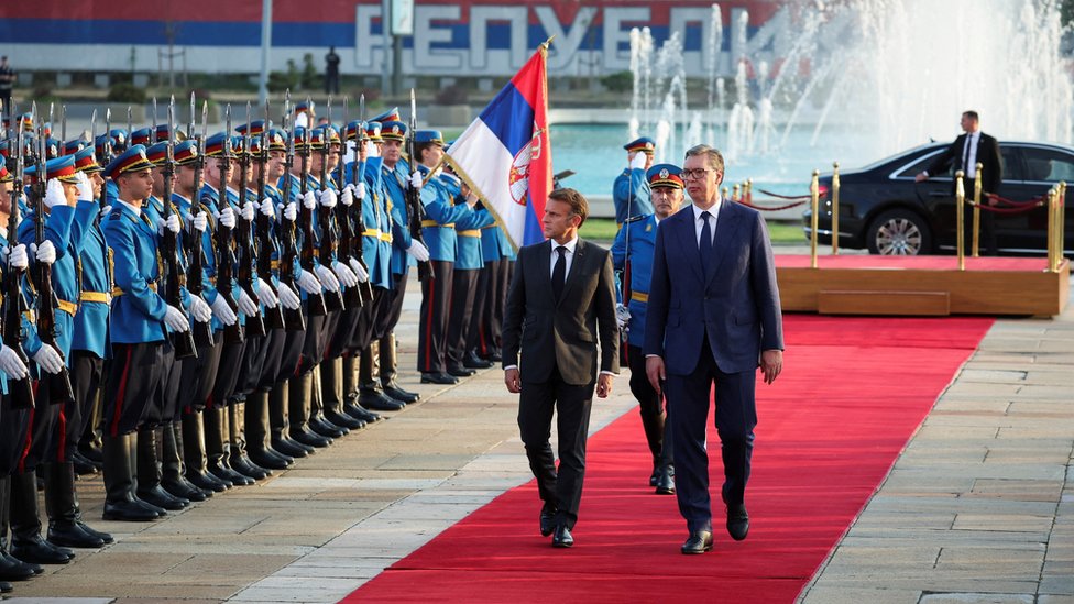 Emanuel Makron u Srbiji: O Novaku Đokoviću, rafalima, Kosovu i vladavini prava 2 Makron i Vučić