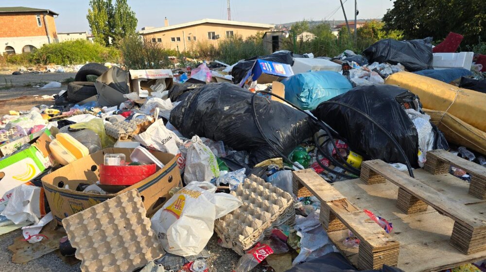 (FOTO) Flaše, automobilske gume i uginule životinje: Pored Zdravstvene stanice "Leštane i Vinča" nalazi se divlja deponija 1