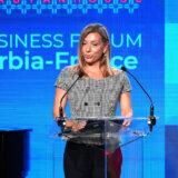 Šta je ambasadorka Hrustanović izjavila povodom Makronove posete? 1