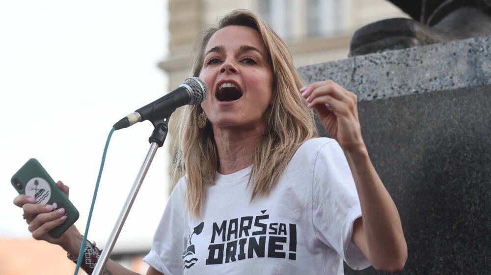 Bojana Novaković na protestu protiv litijuma: Predsedništvo je ambasada Rio Tinta 1