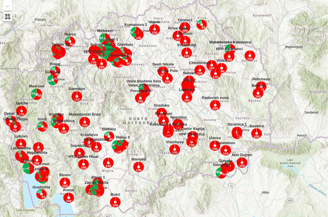 Severna Makedonija osmislila interaktivnu mapu za priključenje solarnih elaktrana: Prozjumeri na mreži za manje od 30 dana 3