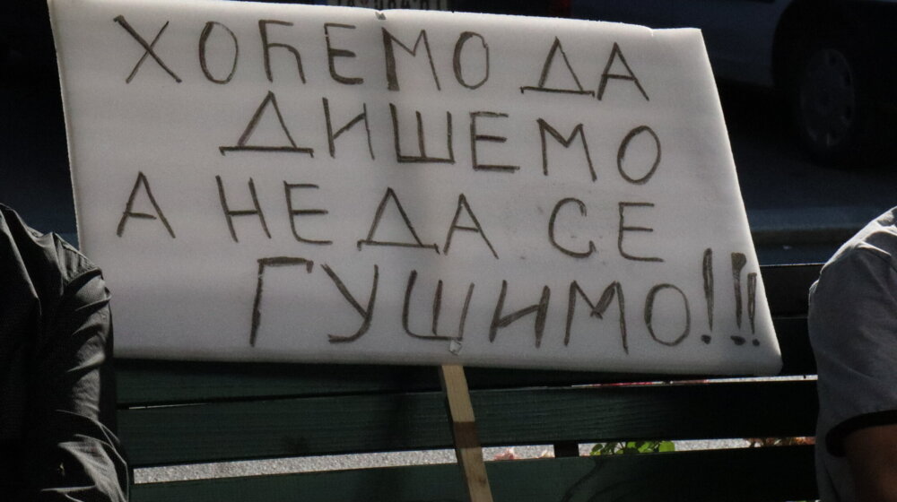 Aktivisti iz Levča govore na protestu protiv litijuma u Jagodini 1