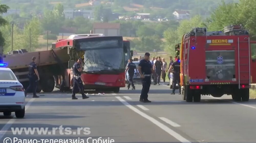 Uhapšen vozač autobusa zbog nesreće u Umki 1