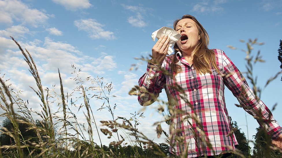 Priča o alergijama: Zašto cela Srbija kija, kašljuca i trlja oči 1 Woman sneezing in a field