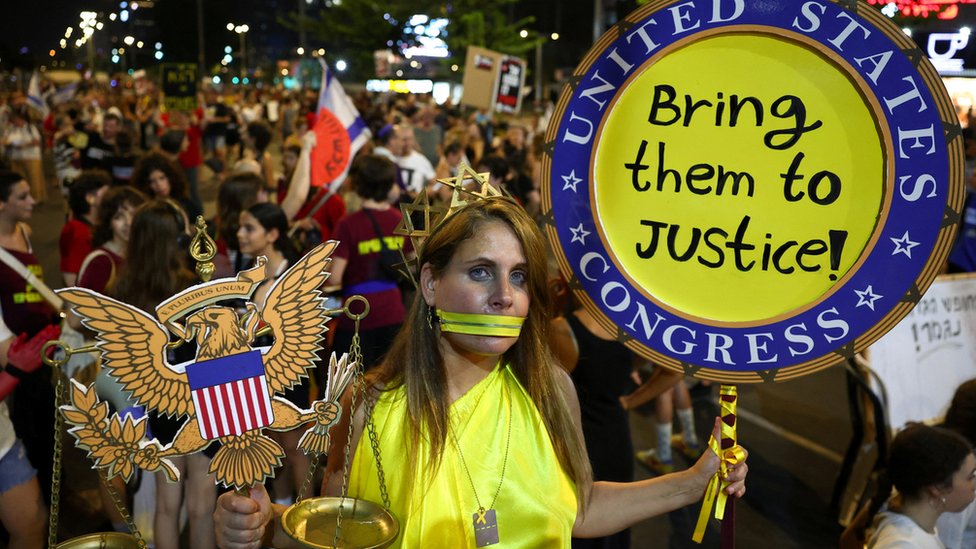 Izrael i Palestinci: Počeo generalni štrajk u Izraelu, traži se „hitan dogovor o oslobađanju talaca" 5 Protesti, Izrael