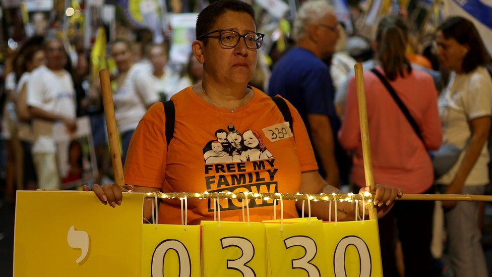 Izrael i Palestinci: Počeo generalni štrajk u Izraelu, traži se „hitan dogovor o oslobađanju talaca" 9 Protesti, Izrael