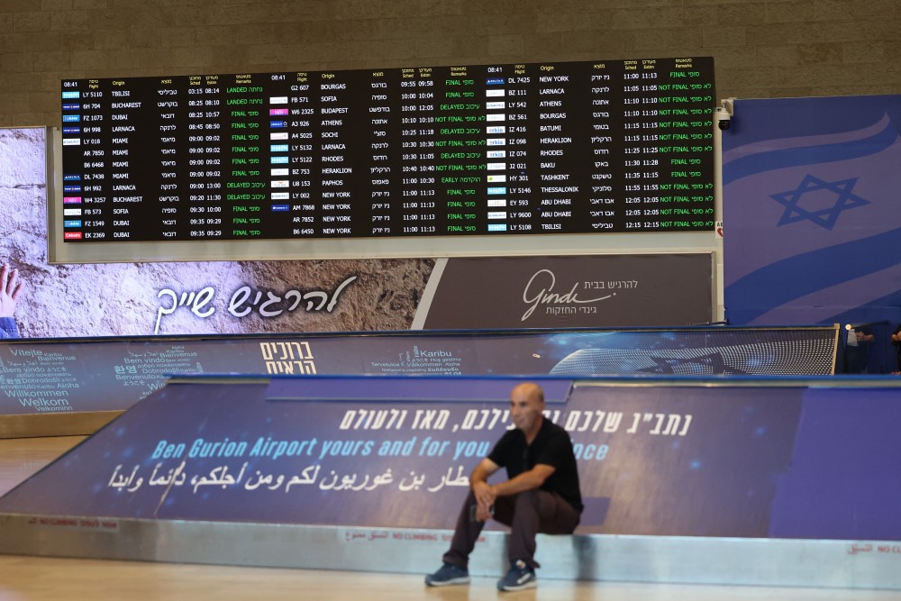 Izrael i Palestinci: Blokirani putevi, letovi otkazani, Izraelci traže od vlade „hitan dogovor o oslobađanju talaca" 5 aerodrom u tel avivu