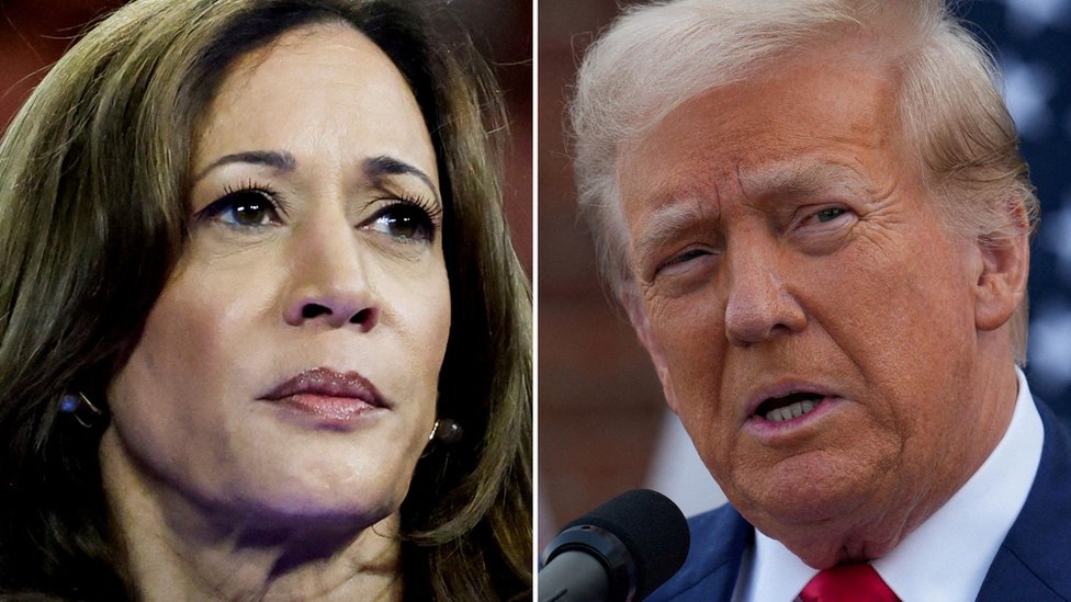 Tramp ili Haris: Ko će imati prednost na predsedničkoj debati 1 Kombo dve portretne fotografije kandidata za predsedničke izbore u SAD - Kamale Haris (levo) i Donalda Trampa (desno)