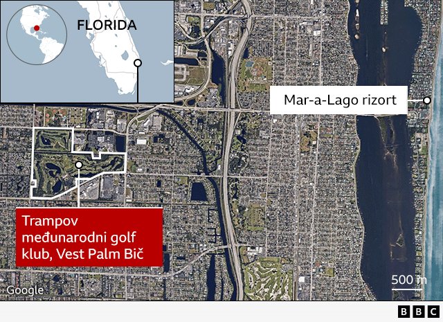 SAD: Osumnjičeni za pokušaj ubistva saslušan, Tramp krivi „retoriku" Bajdena i Haris za napad 8 mapa