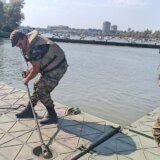 Završena sezona na Lidu, Vojska Srbije rasklopila pontonski most 3