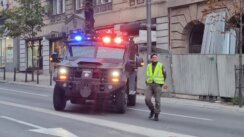 vojna policija (FOTO) Zatvorene centralne gradske ulice zbog generalne probe promocije najmlađih oficira VS 2
