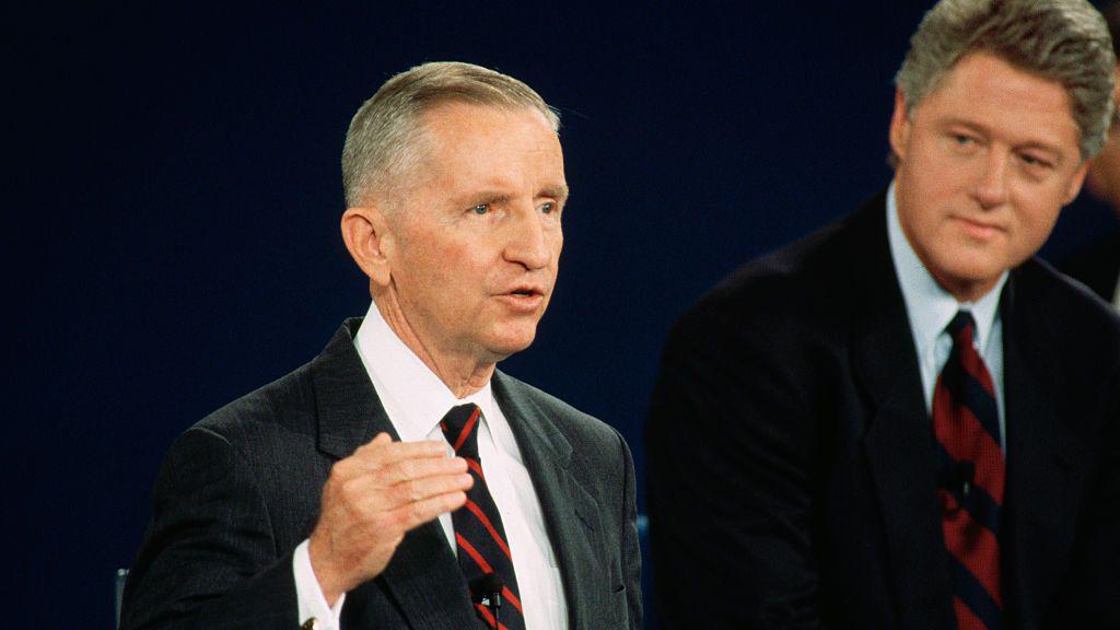 Može li se bez „magarca“ i „slona“ na američkim izborima: Priča Rosa Peroa 3 Pero i Bill Klinton tokom debate