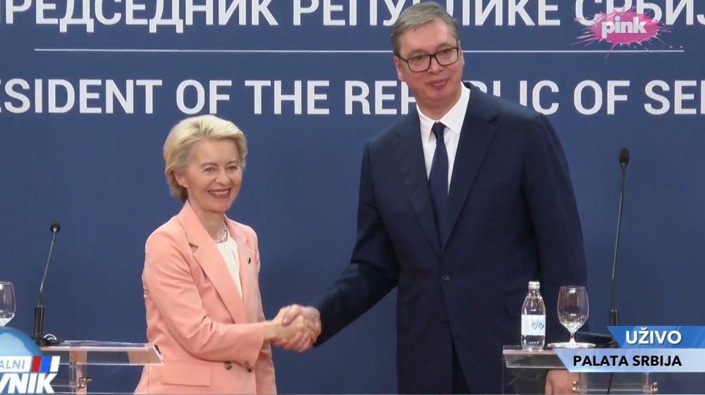 Vučić sa predsednicom EK o situaciji u zemlji i regionu, i evropskom putu 1