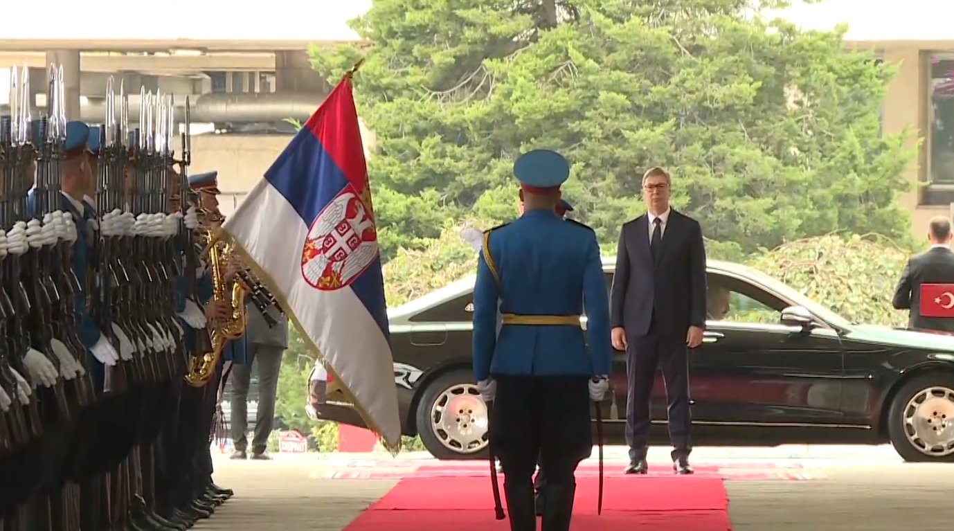 erdogan vučić Vučić uz svečane počasti dočekao Erdogana: U toku je sastanak dva predsednika 2