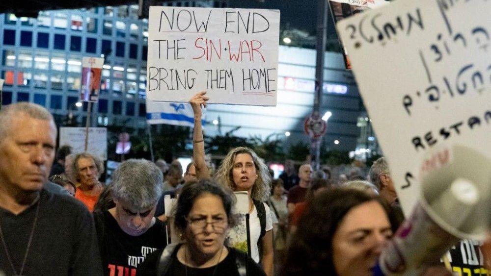 Sad kad je vođa Hamasa mrtav, šta sprečava primirje u Gazi 3 Demonstrantkinja u Izraelu