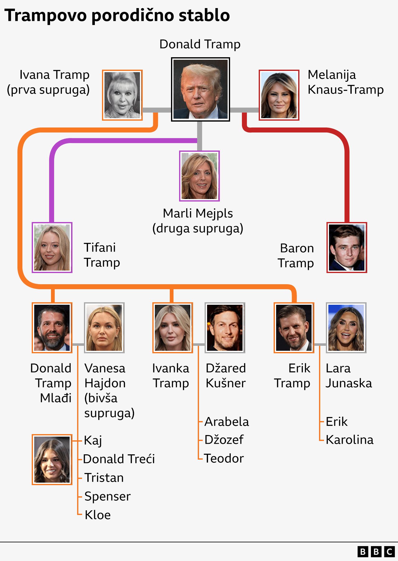 Porodica Tramp: Vodič kroz američku dinastiju 6 Trampovo porodično stablo