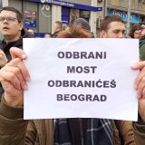 Protest na Brankovom mostu 8