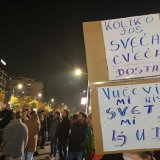 Tužilaštvo povodom sinoćnjeg protesta: Uhapšeno devet osoba, za nekima se traga 7
