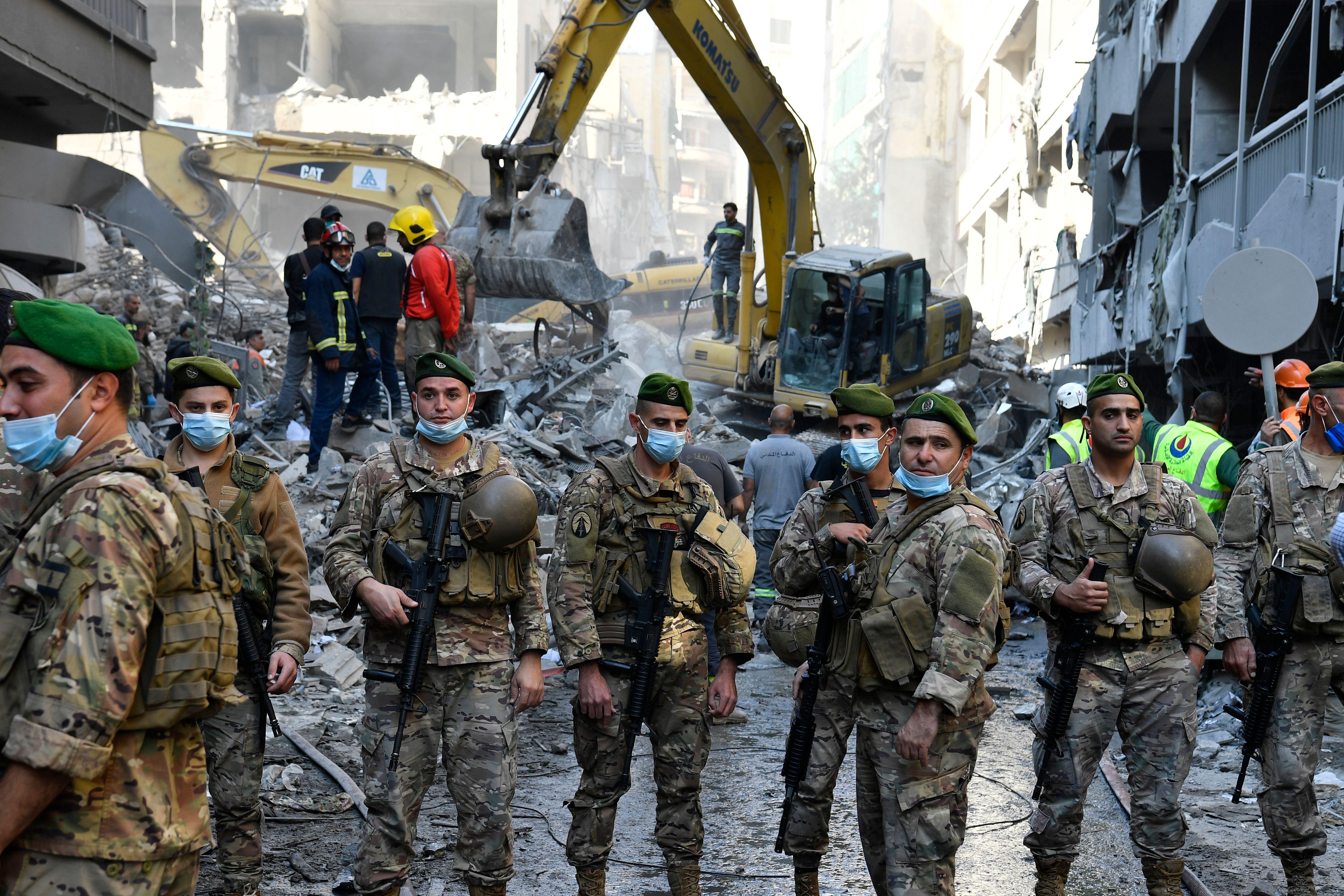 Zgrada u Bejrutu uništena u izraelskom napadu 1 Stambena zgrada u Bejrutu uništena u izraelskom napadu