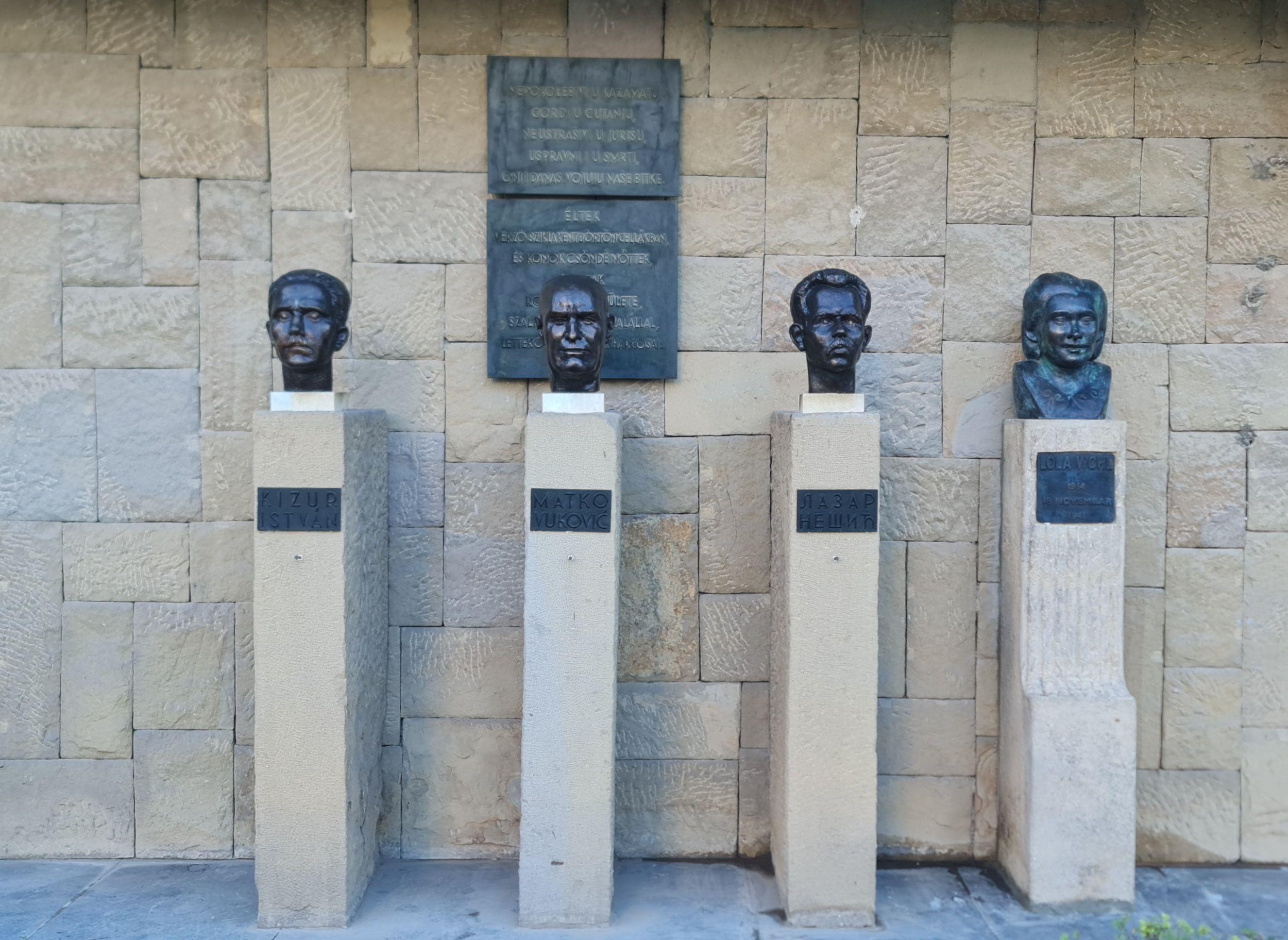 Ko je bila Lola Vol, jedina žena koja ima bistu u Subotici 2 Biste cetvoro znamenitih antifasista u Subotici