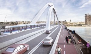 U Beograd je stiglo sedam barži čelične konstrukcije novog mosta preko Save i već je počelo istovarivanje prvih delova na plato gradilišta u blizini Brankovog mosta, prenosi danas N1.