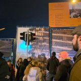 (FOTO) Završen protest zbog rušenja hotela "Jugoslavija", nepoznate osobe pocepale reklamne cirade 3