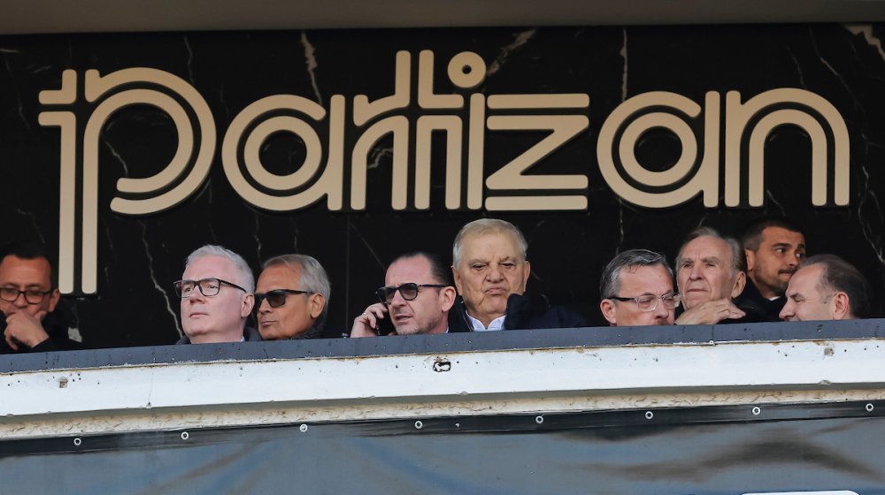 Poznata lica u loži stadiona Partizana na utakmici protiv Radničkog 1