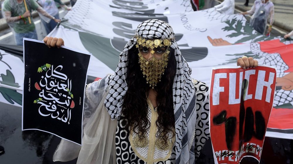 Pro-palestinski i ekološki marš u Rio de Žaneiru pred samit G20 1