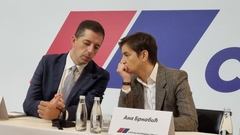 Đurić Brnabić GO SNS Sava Centar Sednica GO SNS počela minutom ćutanja, Vučić poručuje "Svi žele naše političke glave" (VIDEO, FOTO) 7
