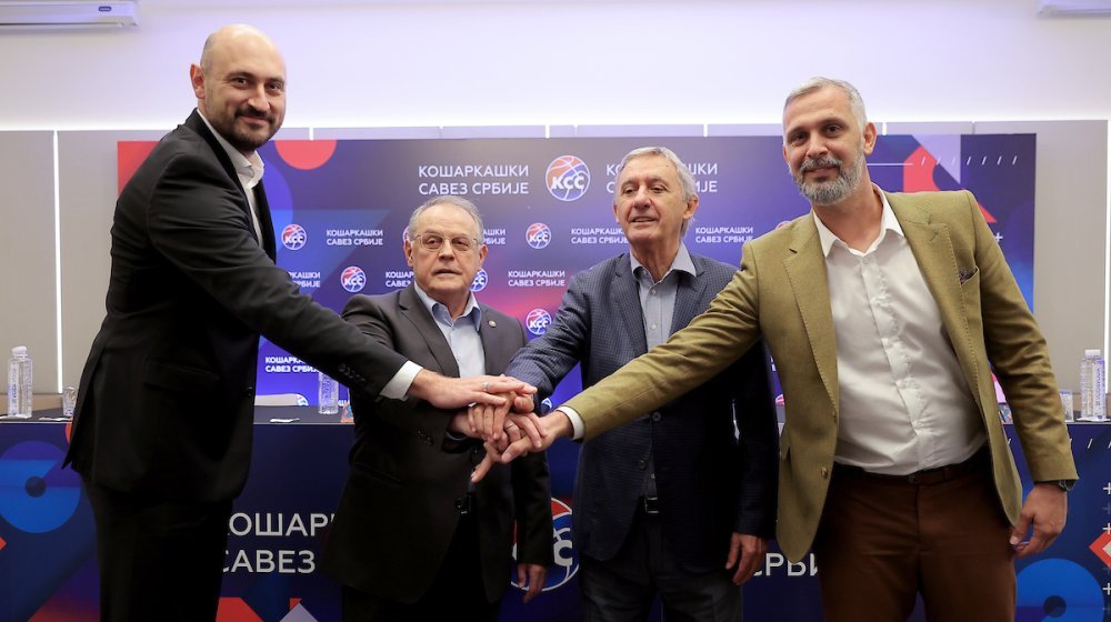 Nenad Krstić, Nebojša Čović, Svetislav Pešić i Filip Sunturlić, košarka KSS