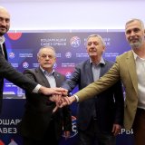 Nenad Krstić, Nebojša Čović, Svetislav Pešić i Filip Sunturlić, košarka KSS